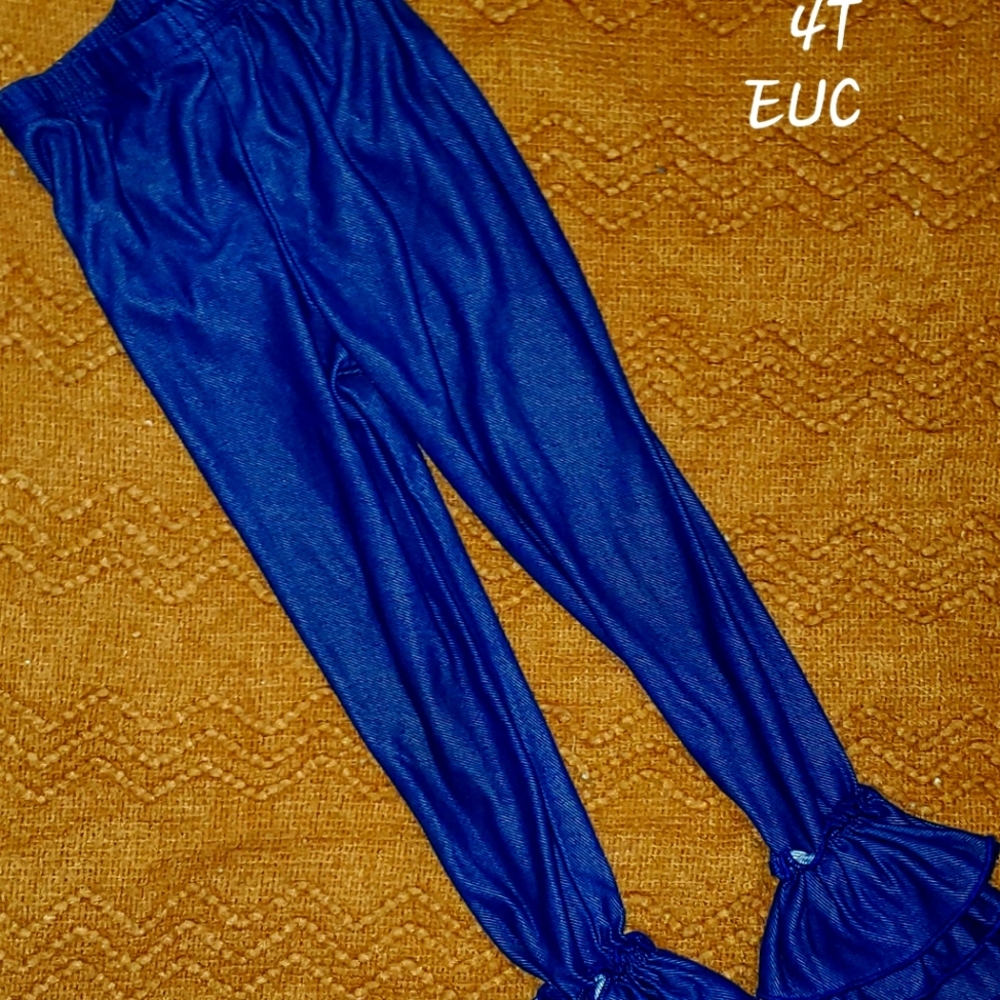 Boutique ruffle leggings 4T